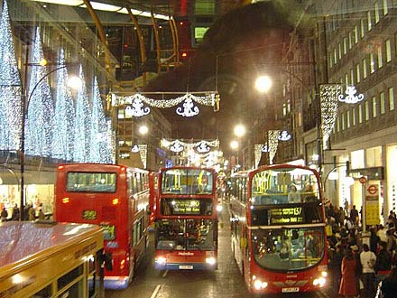 Oxford Street at Christmas